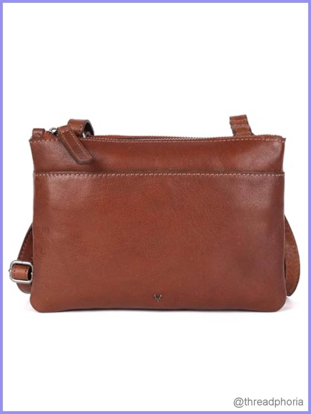 Genuine Leather Women's Sling Bag Adjustable Strap Crossbody